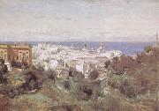 camille corot View of Genoa (mk09) oil painting on canvas